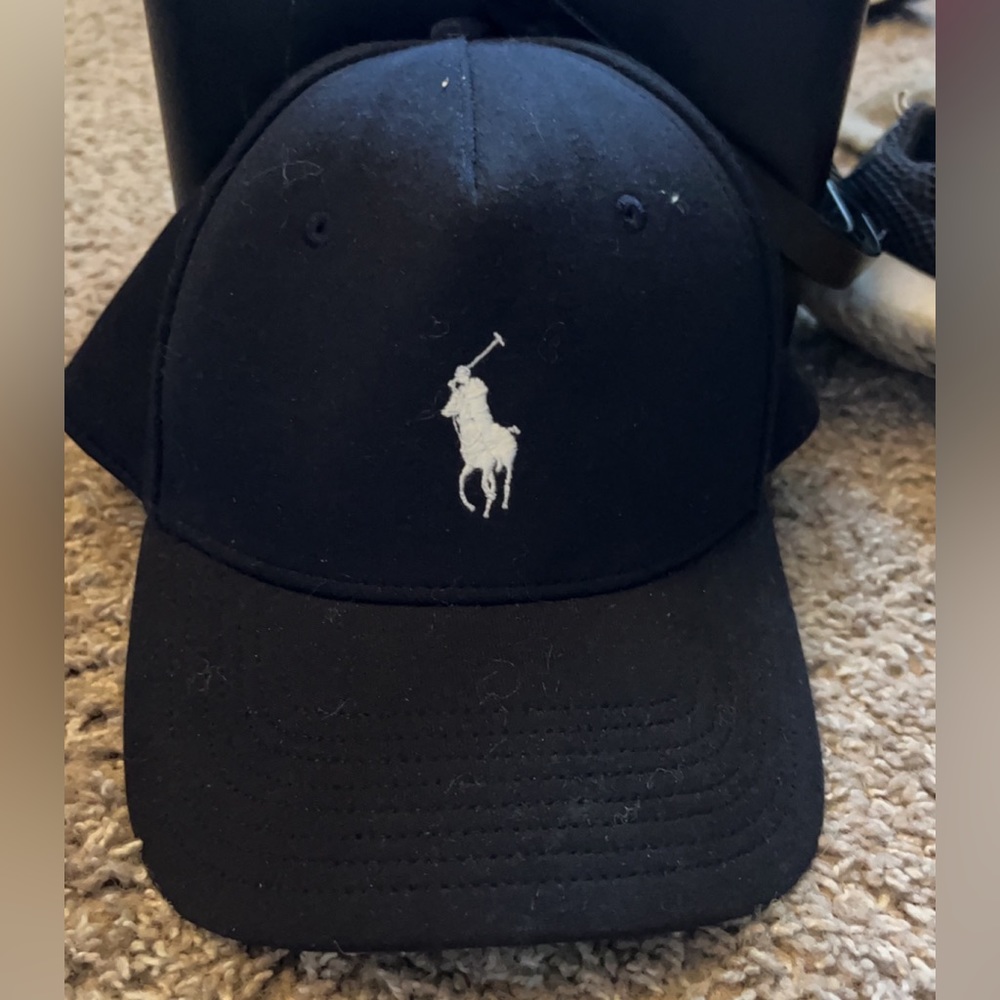 Navy blue polo hat